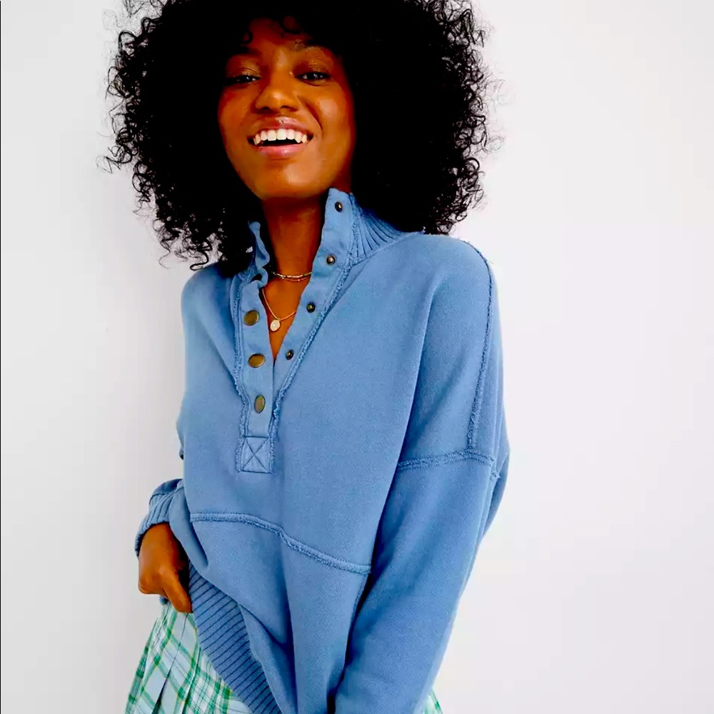 IN SEARCH OF!!!  Aerie Oh Snap Weekend Henley